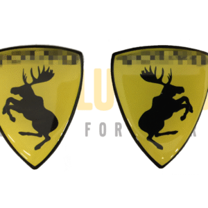 Moose stickerset, domed